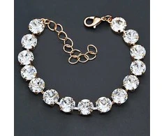 Diamond Sky Jewelry Apyrankė moterims DiamondSky „Classic“ su Swarovski kristalais