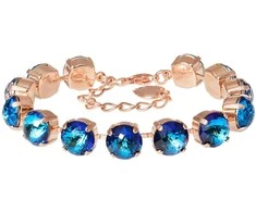 Diamond Sky Jewelry Apyrankė moterims DiamondSky „Eden (Bermuda Mėlyna)“ su Swarovski karoliukais