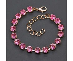 Diamond Sky Jewelry Apyrankė moterims DiamondSky „Classic III (Rose)“ su Swarovski kristalais