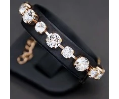 Diamond Sky Jewelry Apyrankė moterims DiamondSky „Classic IV“ su Swarovski kristalais