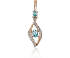 Diamond Sky Jewelry ЗолAuksinis pakabukas su deimantais Diamond Sky "Daina II"