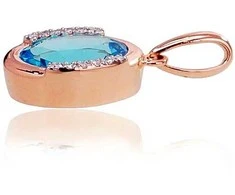 Diamond Sky Jewelry Auksinis pakabukas "Femme Fatale" iš raudono 585 prabos aukso