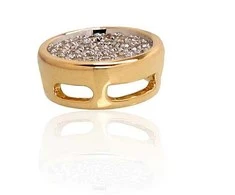 Diamond Sky Jewelry Auksinis pakabukas su deimantais Diamond Sky "Perfection V"