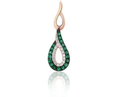 Diamond Sky Jewelry Auksinis pakabukas su deimantais Diamond Sky "Princess Teardrop"