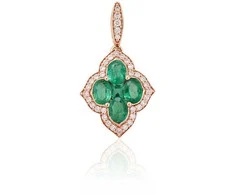 Diamond Sky Jewelry Auksinis pakabukas su deimantais Diamond Sky "Diamond Flower X"