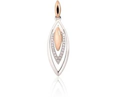 Diamond Sky Jewelry Auksinis pakabukas su deimantais Diamond Sky "Princess Teardrop III"