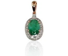 Diamond Sky Jewelry Auksinis pakabukas su deimantais Diamond Sky "Little Sun III" iš raudono, 585 prabos aukso