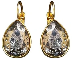 Diamond Sky Jewelry Auskarai „Kristalinis lašas (Rose Patina)“ su Swarovski kristalais