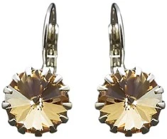 Diamond Sky Jewelry Auskarai moterims DiamondSky „Vintage VI (Golden Shadow)“ su Swarovski kristalais