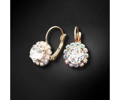 Diamond Sky Jewelry Auskarai moterims DiamondSky „Glory II“ su Swarovski kristalais