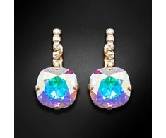 Diamond Sky Jewelry Auskarai moterims DiamondSky „Glare VII (Aurore Boreale)“ su Swarovski kristalais