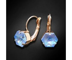 Diamond Sky Jewelry Auskarai moterims DiamondSky „Kaleidoscope (Ocean DeLite)“ su Swarovski kristalais
