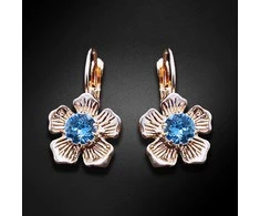 Diamond Sky Jewelry Auskarai moterims DiamondSky „Colorful Splendor“ su Swarovski kristalais