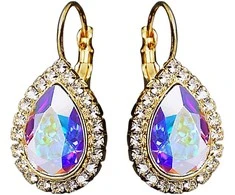 Diamond Sky Jewelry Auskarai moterims DiamondSky „Celestial Drop (Aurore Boreale)“ su Swarovski kristalais