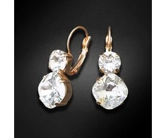 Diamond Sky Jewelry Auskarai moterims DiamondSky „Glare VI“ su Swarovski kristalais