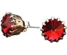 Diamond Sky Jewelry Auskarai moterims DiamondSky „Vintage VII (Scarlet)“ su Swarovski kristalais