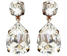 Diamond Sky Jewelry Auskarai moterims DiamondSky „Crystal Drop IV“ su Swarovski kristalais