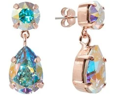 Diamond Sky Jewelry Auskarai moterims DiamondSky „Venus IV (Aurora Borealis)“ su Preciosa kristalais