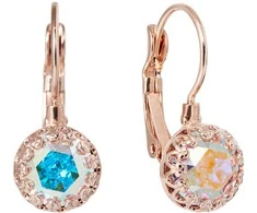 Diamond Sky Jewelry Auskarai moterims DiamondSky „Vintage (Aurora Borealis)“ su Preciosa kristalais