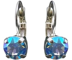 Diamond Sky Jewelry Auskarai moterims DiamondSky „Glory (Sapphire Shimmer)“ su Swarovski kristalais