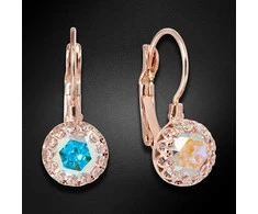 Diamond Sky Jewelry Auskarai moterims DiamondSky „Vintage (Aurora Borealis)“ su Preciosa kristalais