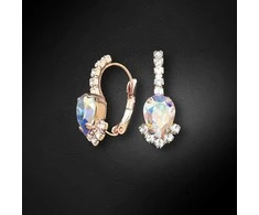Diamond Sky Jewelry Auskarai moterims DiamondSky „Leonora II (Aurore Boreale)“ su Preciosa kristalais