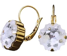 Diamond Sky Jewelry Auskarai moterims DiamondSky „Gorgon“ su Swarovski kristalais