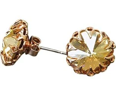 Diamond Sky Jewelry Auskarai moterims DiamondSky „Vintage (Golden Shadow)“ su Swarovski kristalais