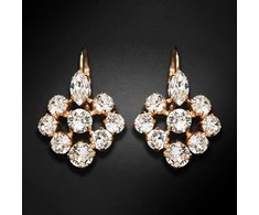 Diamond Sky Jewelry Auskarai moterims DiamondSky „Splendor II“ su Swarovski kristalais