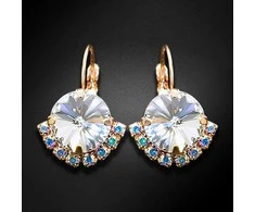 Diamond Sky Jewelry Auskarai moterims DiamondSky „Clarice V“ su Swarovski kristalais