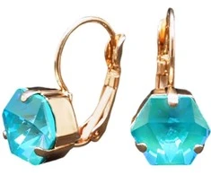 Diamond Sky Jewelry Auskarai moterims DiamondSky „Kaleidoscope (Laguna DeLite)“ su Swarovski kristalais