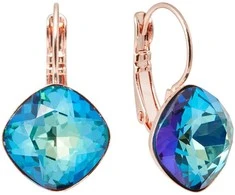 Diamond Sky Jewelry Auskarai moterims DiamondSky „Glare IV (Bermuda Mėlyna)“ su Preciosa kristalais