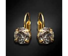 Diamond Sky Jewelry Auskarai moterims DiamondSky „Glory (Rose Patina)“ su Swarovski kristalais