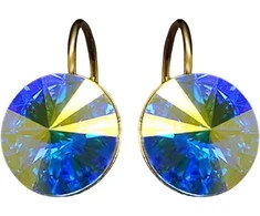 Diamond Sky Jewelry Auskarai moterims DiamondSky „Clarice II (Aurora Borealis)“ su Swarovski kristalais