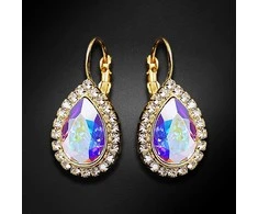 Diamond Sky Jewelry Auskarai moterims DiamondSky „Celestial Drop (Aurore Boreale)“ su Swarovski kristalais