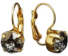 Diamond Sky Jewelry Auskarai moterims DiamondSky „Glory (Juodas Patina)“ su Swarovski kristalais