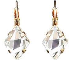Diamond Sky Jewelry Auskarai moterims DiamondSky „Crystal Rhombus III“ su Swarovski kristalais