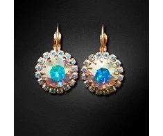 Diamond Sky Jewelry Auskarai moterims DiamondSky „Clarice IX (Aurore Boreale)“ su Swarovski kristalais