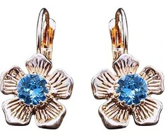 Diamond Sky Jewelry Auskarai moterims DiamondSky „Colorful Splendor“ su Swarovski kristalais