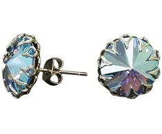 Diamond Sky Jewelry Auskarai moterims DiamondSky „Vintage (Light Sapphire Shimmer)“ su Swarovski kristalais