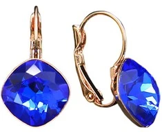 Diamond Sky Jewelry Auskarai moterims DiamondSky „Glare IV (Majestic Mėlyna)“ su Swarovski kristalais