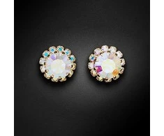 Diamond Sky Jewelry Auskarai moterims DiamondSky „Glory (Aurore Boreale)“ su Preciosa kristalais