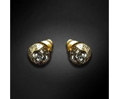 Diamond Sky Jewelry Auskarai moterims DiamondSky „Classic (Gold Patina)“ su Swarovski kristalais