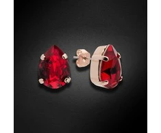 Diamond Sky Jewelry Auskarai moterims DiamondSky „Venus II (Siam)“ su Swarovski kristalais