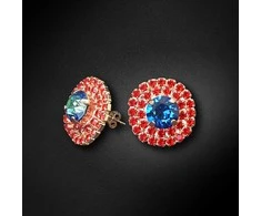 Diamond Sky Jewelry Auskarai moterims DiamondSky „Andrea (Bermuda Mėlyna)“ su Swarovski kristalais