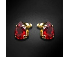 Diamond Sky Jewelry Серьги "Венус II (Siam)" с кристаллами Swarovski™