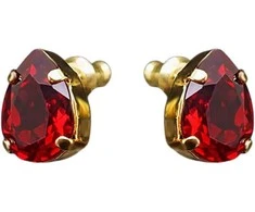 Diamond Sky Jewelry Серьги "Венус II (Siam)" с кристаллами Swarovski™