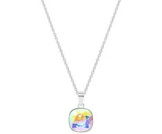Diamond Sky Jewelry Kaklo papuošalas moterims DiamondSky "Glare (Aurora Borealis)" su Swarovski kristalais