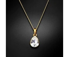 Diamond Sky Jewelry Kaklo papuošalas moterims DaimondSky Crystal Drop su Swarovski kristalais