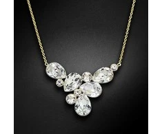 Diamond Sky Jewelry Kaklo papuošalas moterims DiamondSky "Fillory Magic" su Preciosa kristalais
